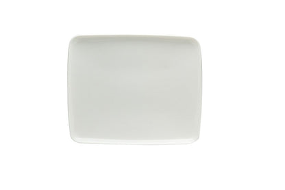 White Six Piece Rectangle Porcelain Service For Six Dinner Plate Set HomeRoots