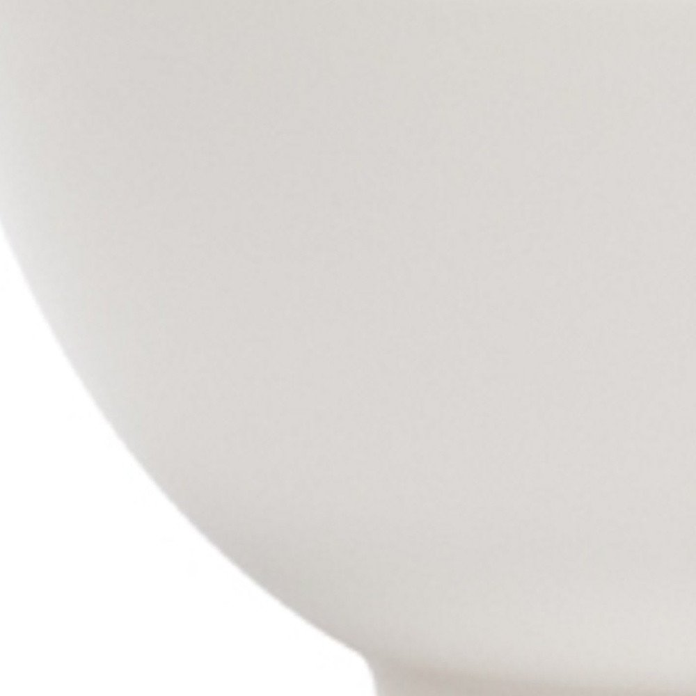 White Porcelain Large Round Serve Bowl HomeRoots