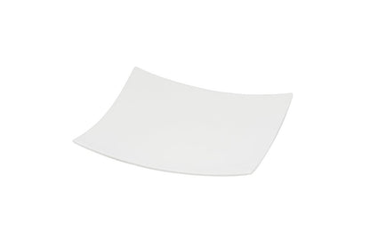 White Six Piece Square Bone China Service For Six Salad Plate Set HomeRoots