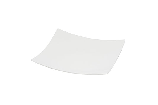 White Six Piece Square Bone China Service For Six Salad Plate Set HomeRoots