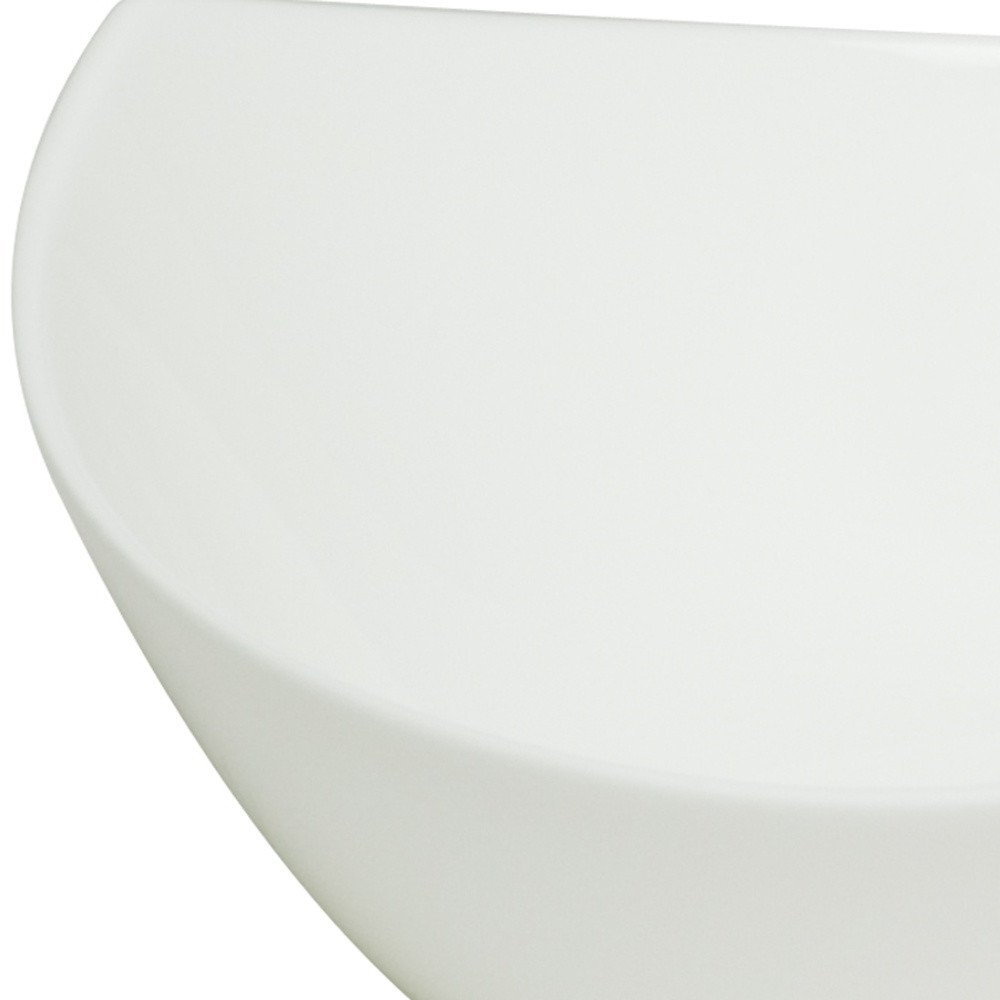 White Six Piece Triangle Bone China Service For Six Bowl Set HomeRoots