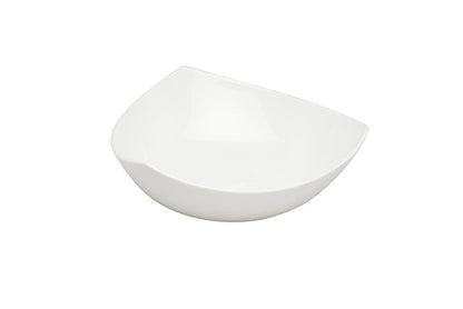 White Six Piece Triangle Bone China Service For Six Bowl Set HomeRoots