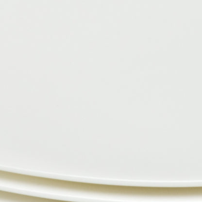 White Six Piece Square Bone China Service For Six Bread and Butter Set