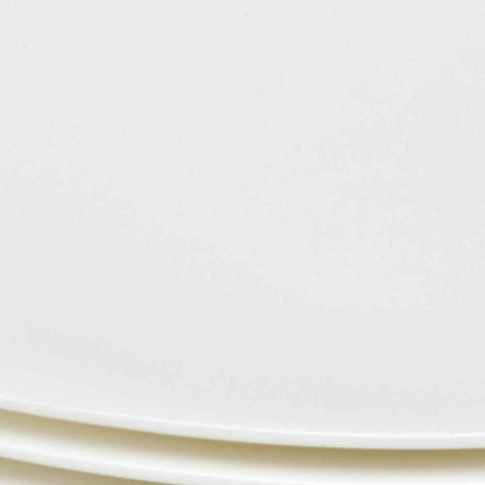 White Six Piece Square Bone China Service For Six Bread and Butter Set HomeRoots