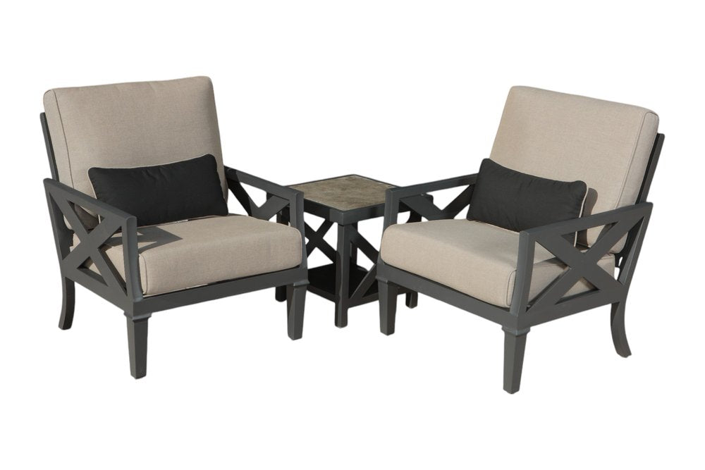 Six Piece Gray Metal Sectional Seating Group With Table HomeRoots