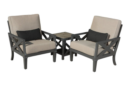 Six Piece Gray Metal Sectional Seating Group With Table HomeRoots