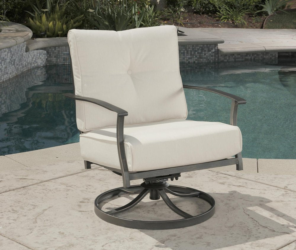 Five Piece Black and Gray Metal Outdoor Patio Set With Table HomeRoots