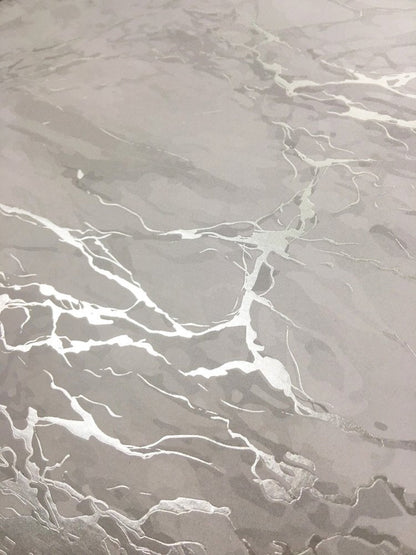 12" X 18" Silver And Gray Abstract Placemats HomeRoots