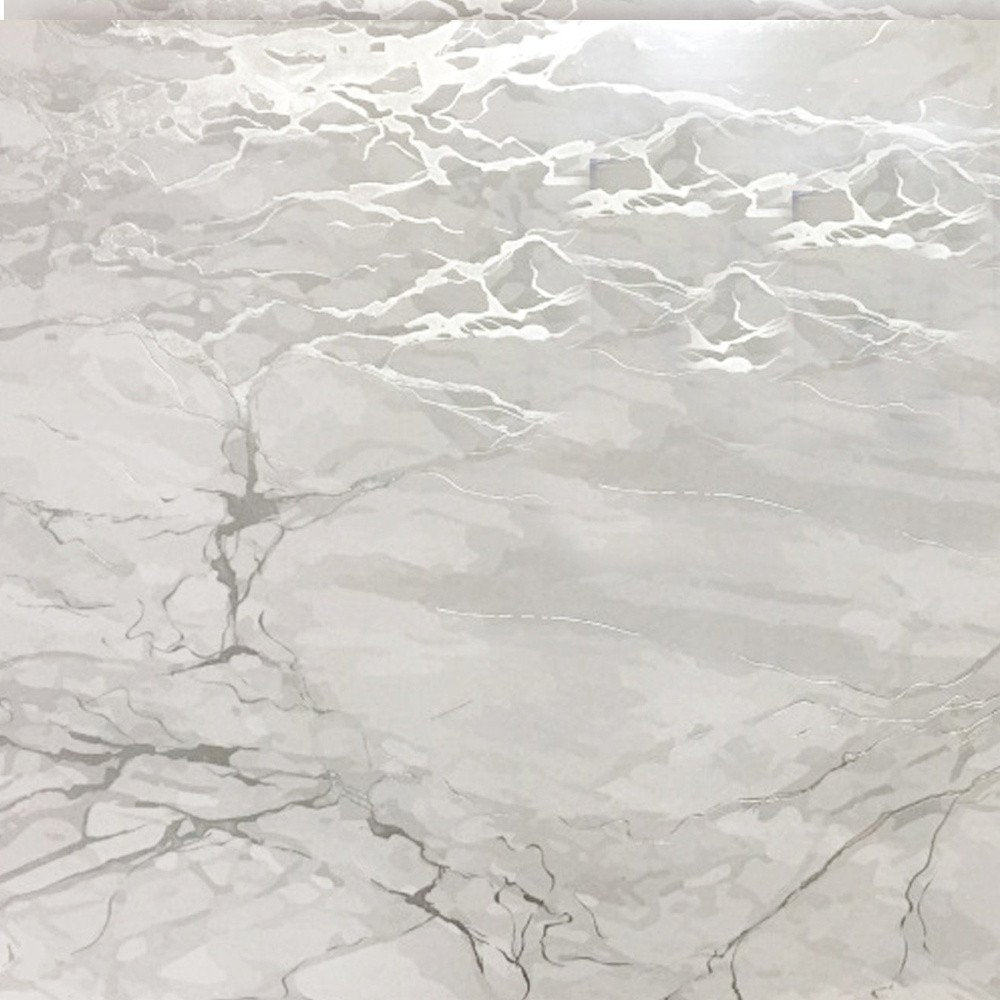 12" X 18" Silver And Gray Abstract Placemats HomeRoots