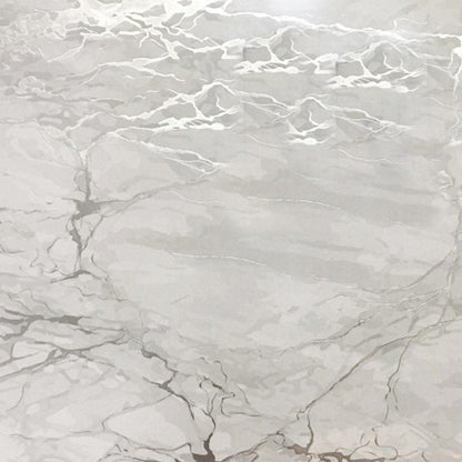 12" X 18" Silver And Gray Abstract Placemats HomeRoots