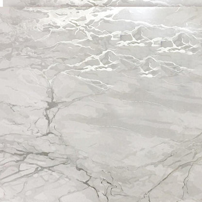 12" X 18" Silver And Gray Abstract Placemats HomeRoots