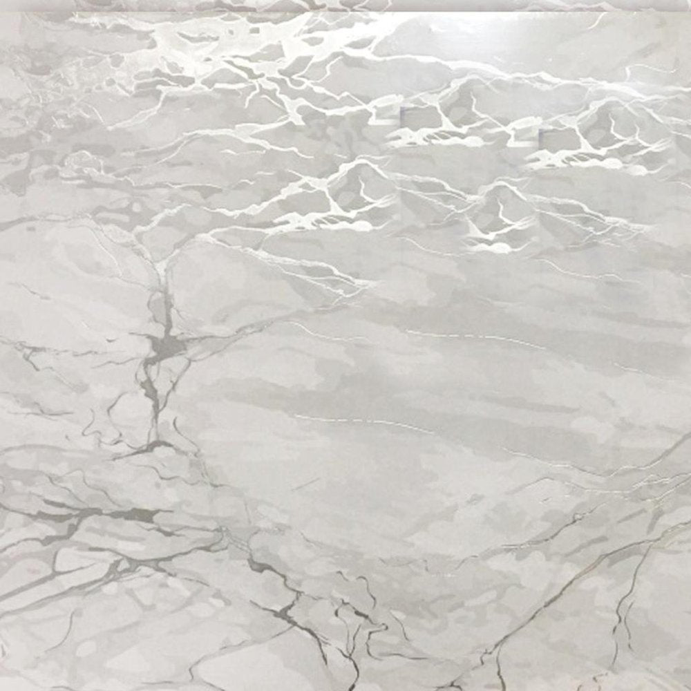 12" X 18" Silver And Gray Abstract Placemats HomeRoots