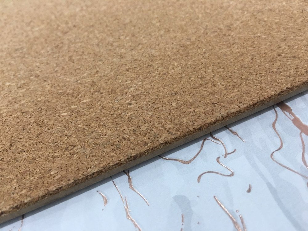 12" X 18" Gold And Silver Abstract Agglomerated cork Placemats HomeRoots