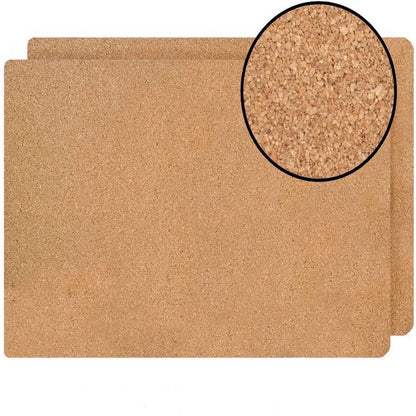 12" X 18" Gray And Gold Abstract Agglomerated cork Placemats HomeRoots