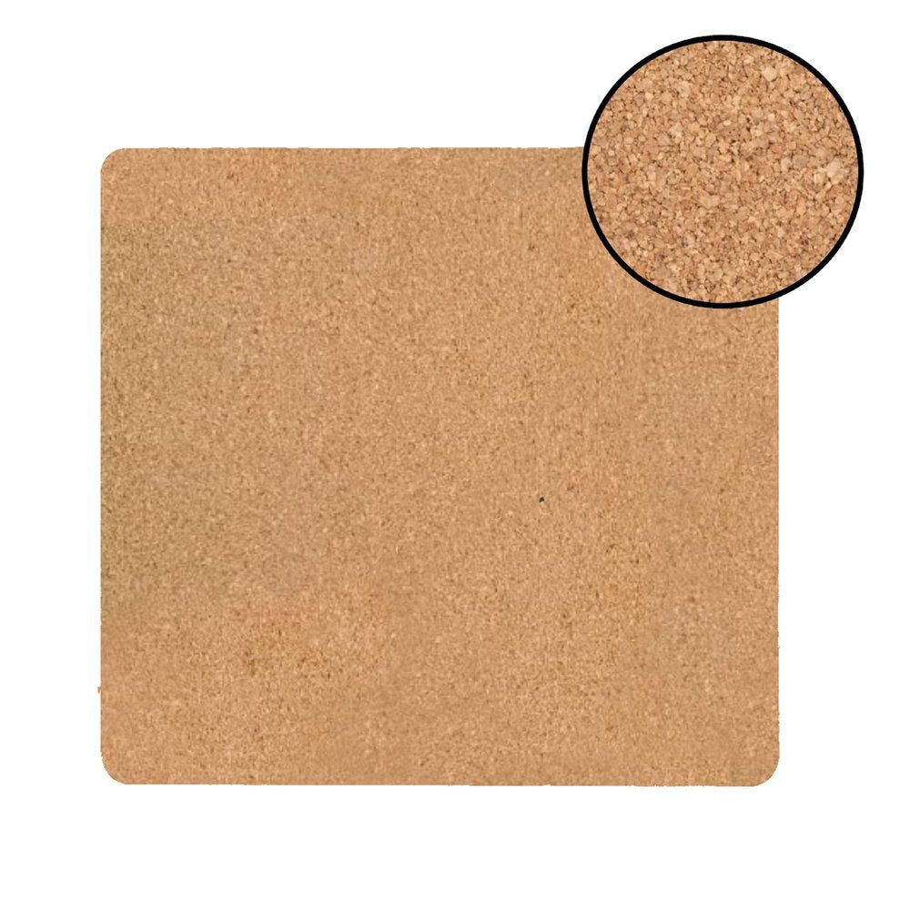 15" X 15" Gray And Gold Abstract Agglomerated cork Square Placemats HomeRoots