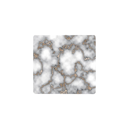 15" X 15" Gray And Gold Abstract Agglomerated cork Square Placemats HomeRoots