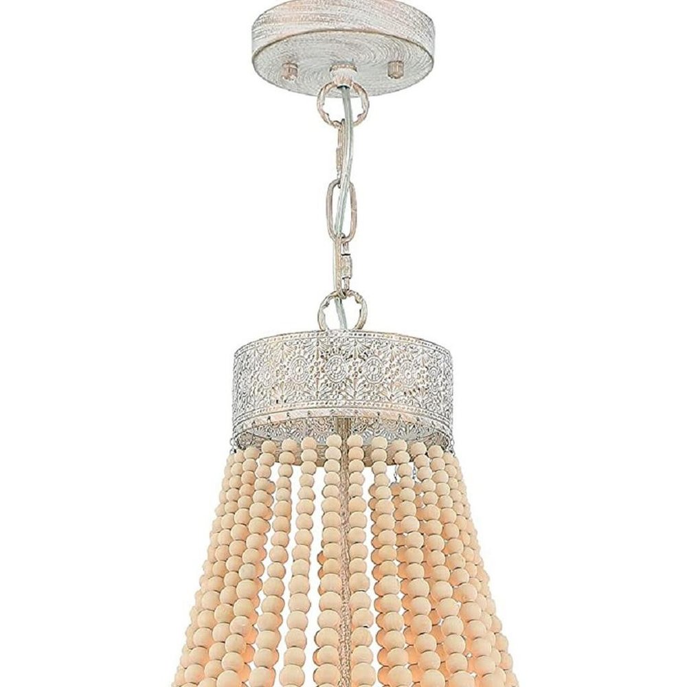 Gold And White Candle Style Five Light Metal Dimmable Chandelier — view 11