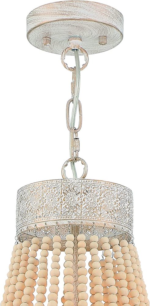 Gold And White Candle Style Five Light Metal Dimmable Chandelier — view 4