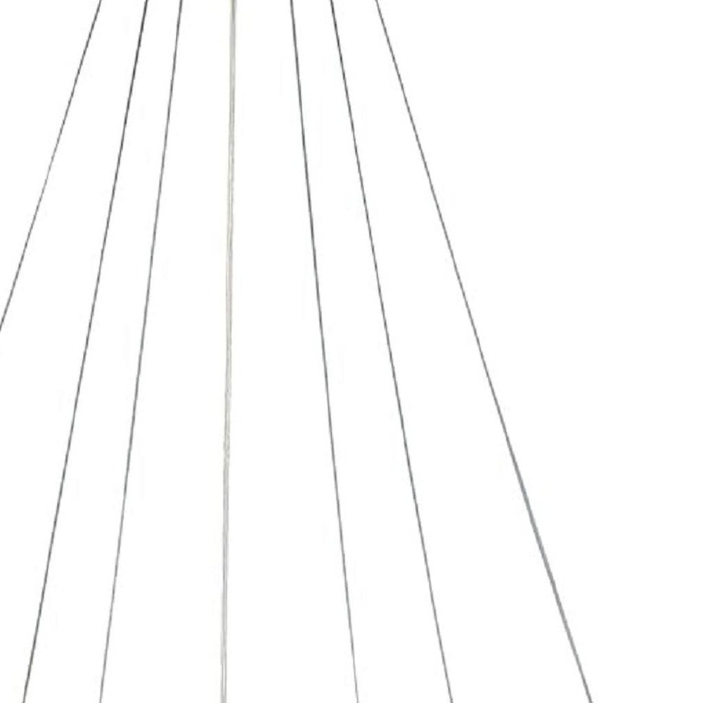 Gold Candle Style Three Light Metal LED Dimmable Chandelier — view 9