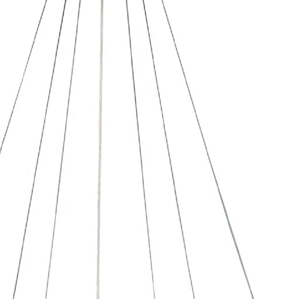 Gold Candle Style Three Light Metal LED Dimmable Chandelier — view 10