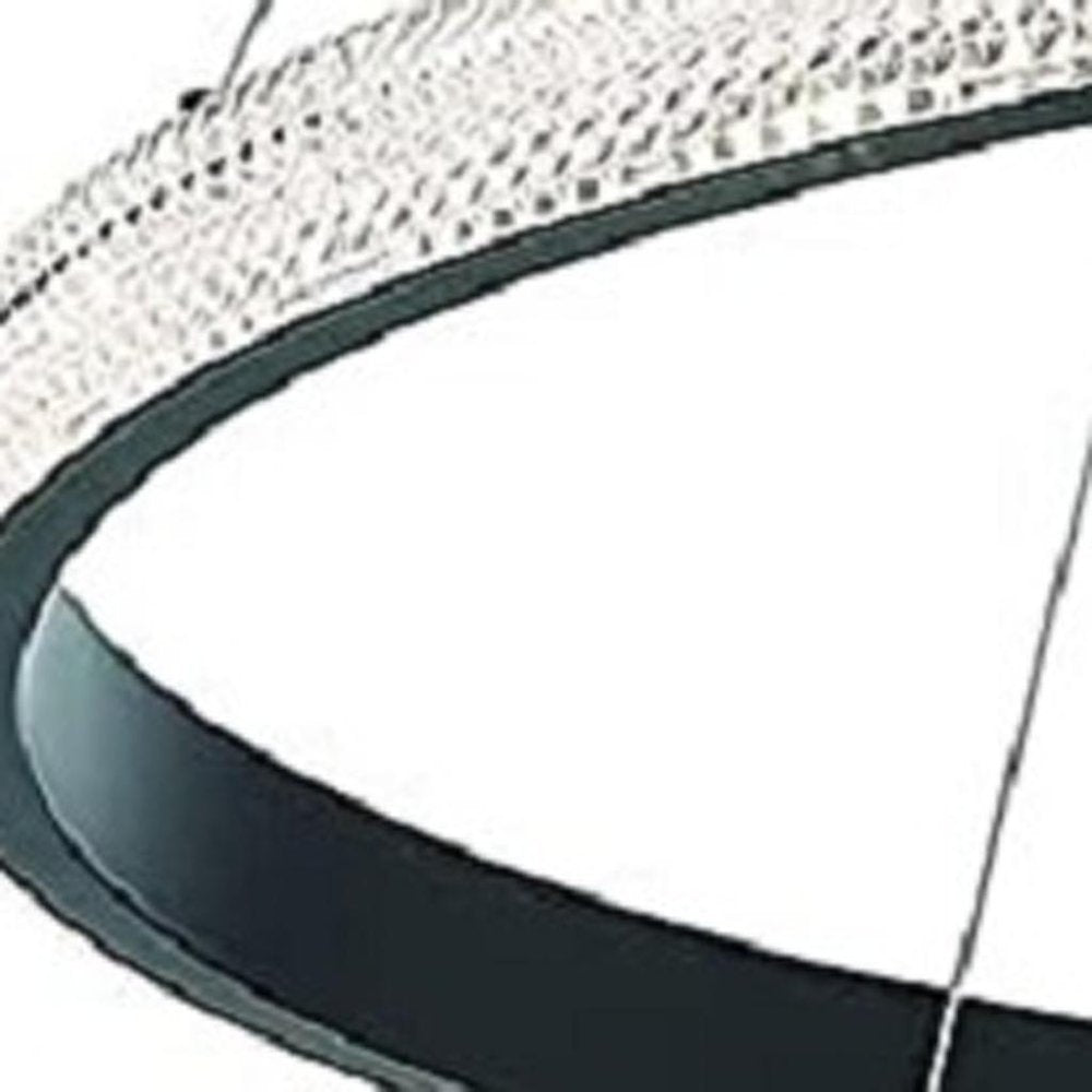 Black Candle Style Four Light Metal LED Dimmable Chandelier — view 7