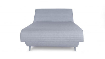 Light Gray Full Adjustable Upholstered Polyester No Bed Frame with Mattress HomeRoots