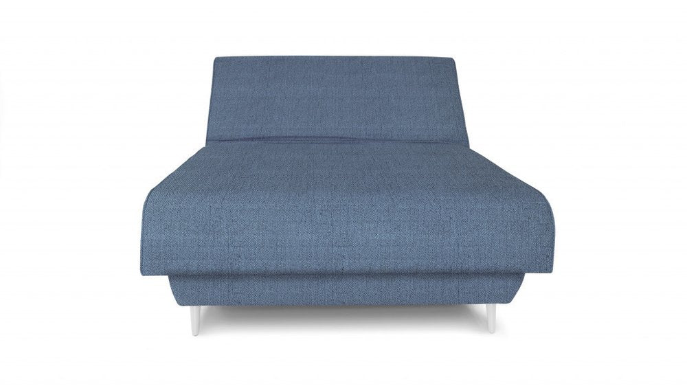 Blue Jeans and Blue Full Adjustable Upholstered Polyester No Bed Frame with Mattress HomeRoots