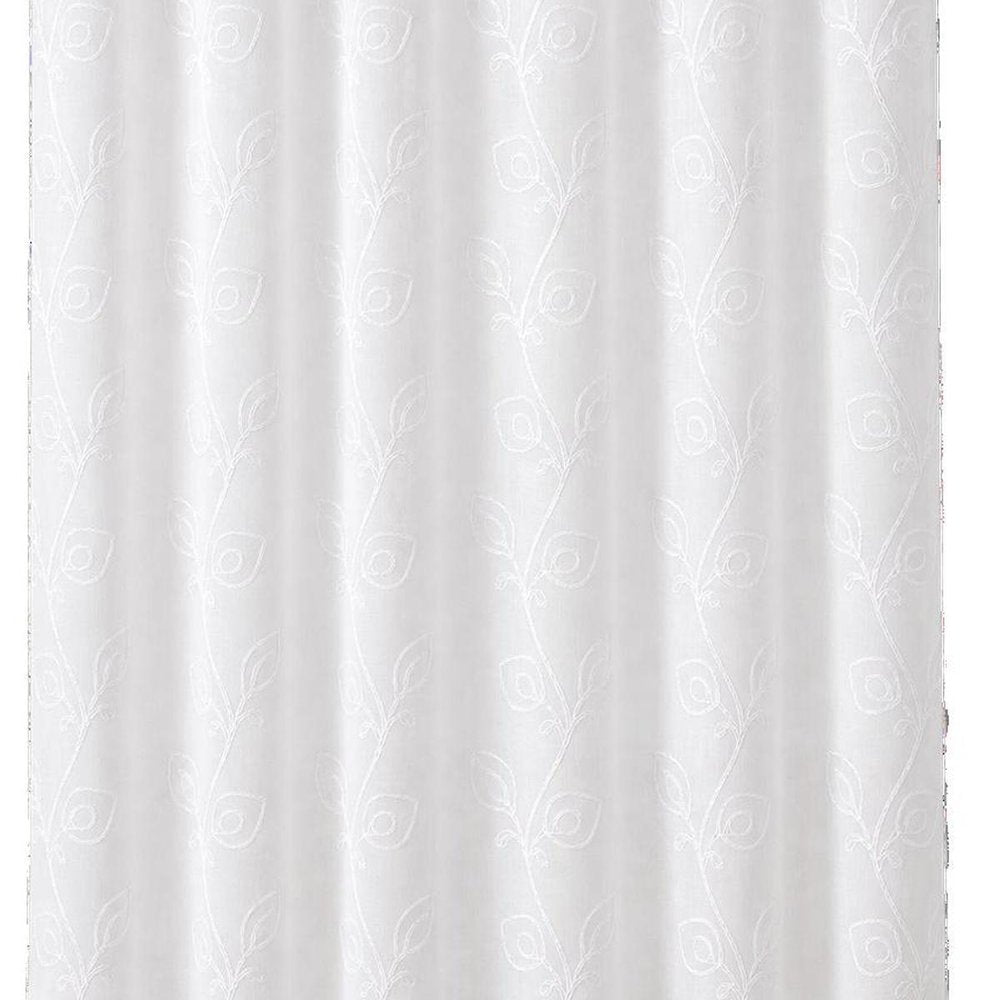 72" Blush And Ivory Embroidered Floral Shower Curtain — view 8