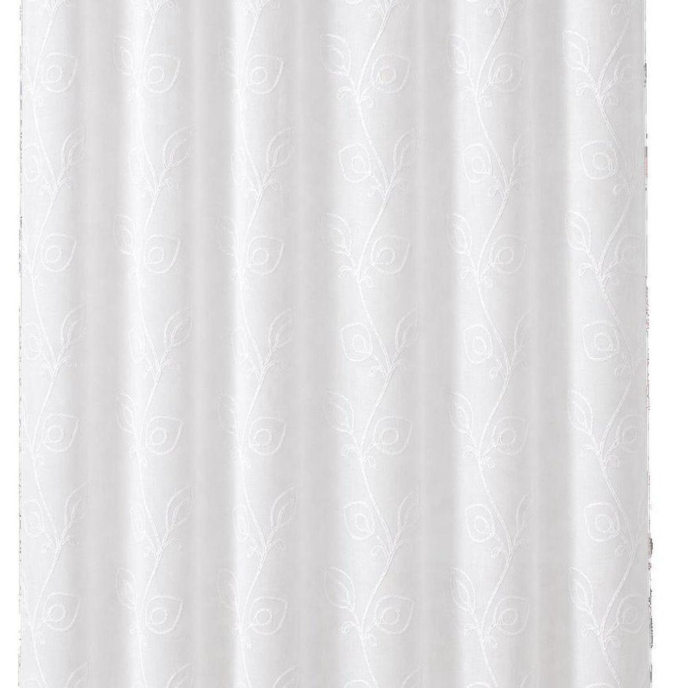72" Blush And Ivory Embroidered Floral Shower Curtain — view 7