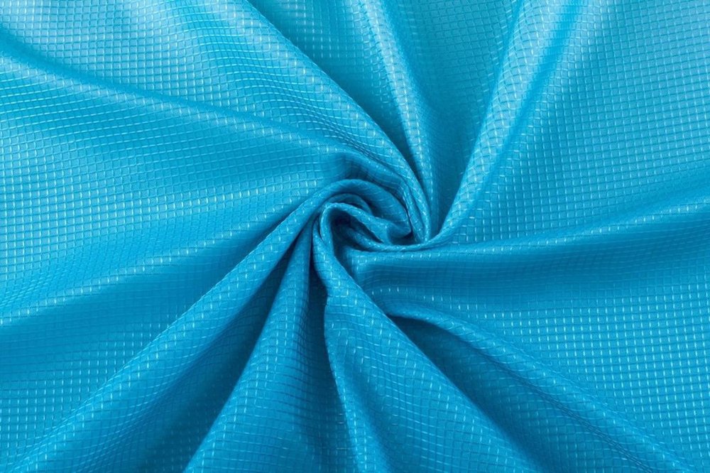 72" Blue And White Ombre Shower Curtain — view 3