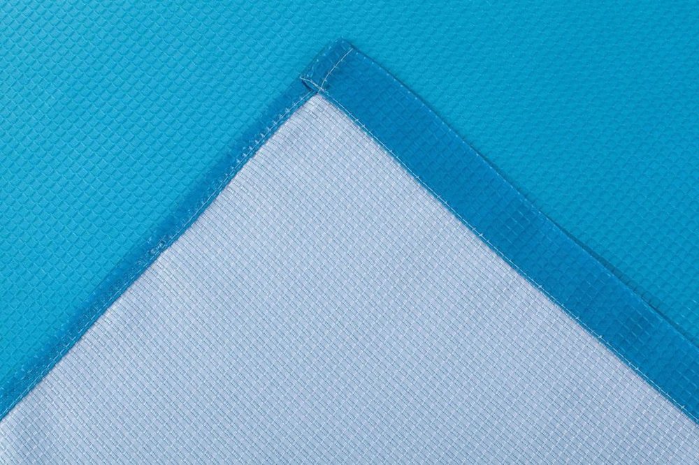 72" Blue And White Ombre Shower Curtain — view 4