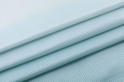 72" White And Sea Green Ombre Shower Curtain