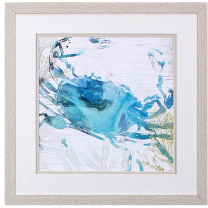 Set Of Two Jeweled Crustacean White Framed Print Wall Art HomeRoots