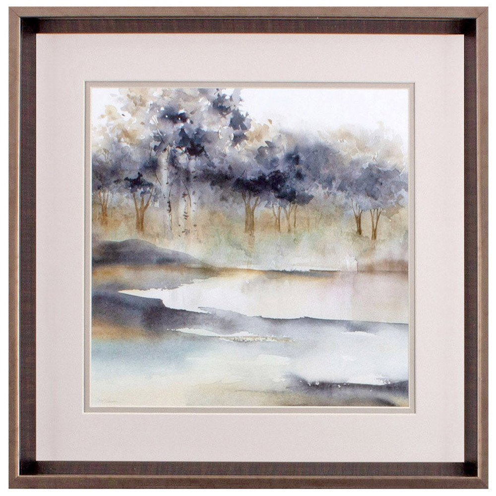 Set Of Two Silent Waters Bronze Framed Print Wall Art HomeRoots