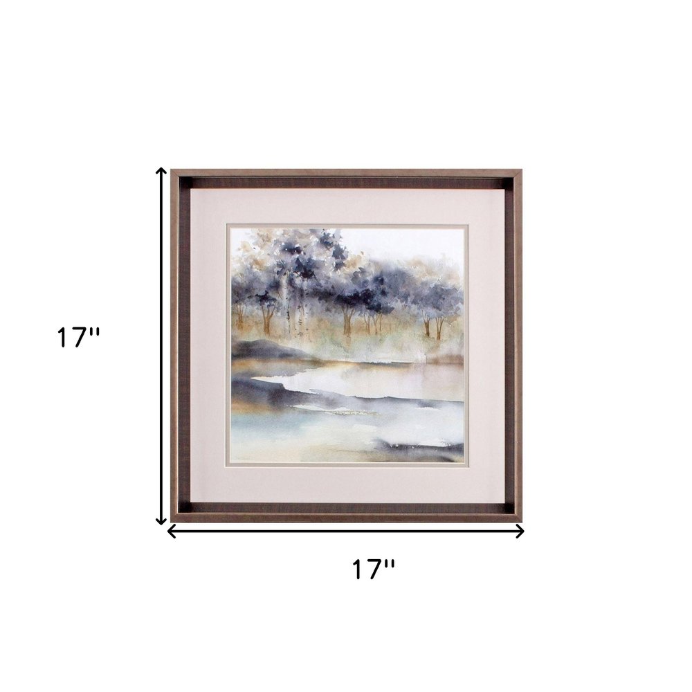 Set Of Two Silent Waters Bronze Framed Print Wall Art HomeRoots