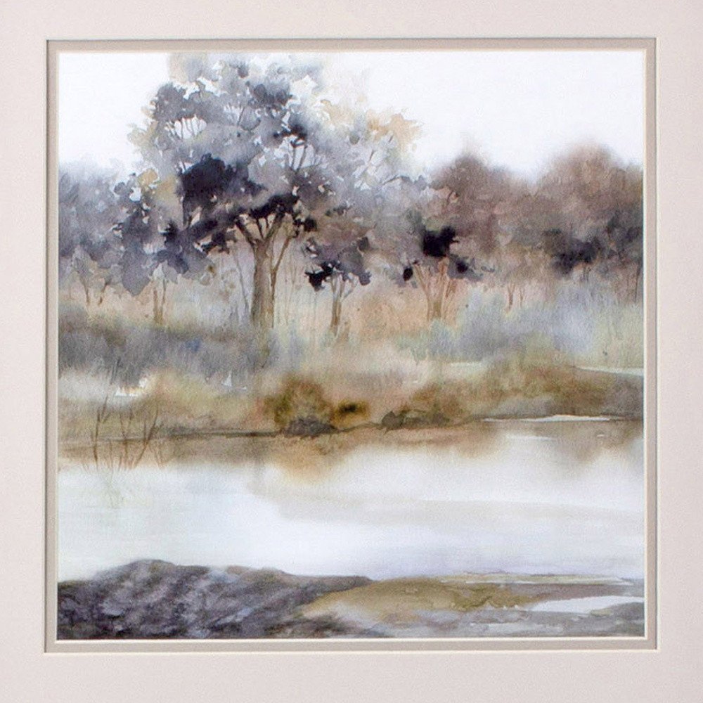 Set Of Two Silent Waters Bronze Framed Print Wall Art HomeRoots