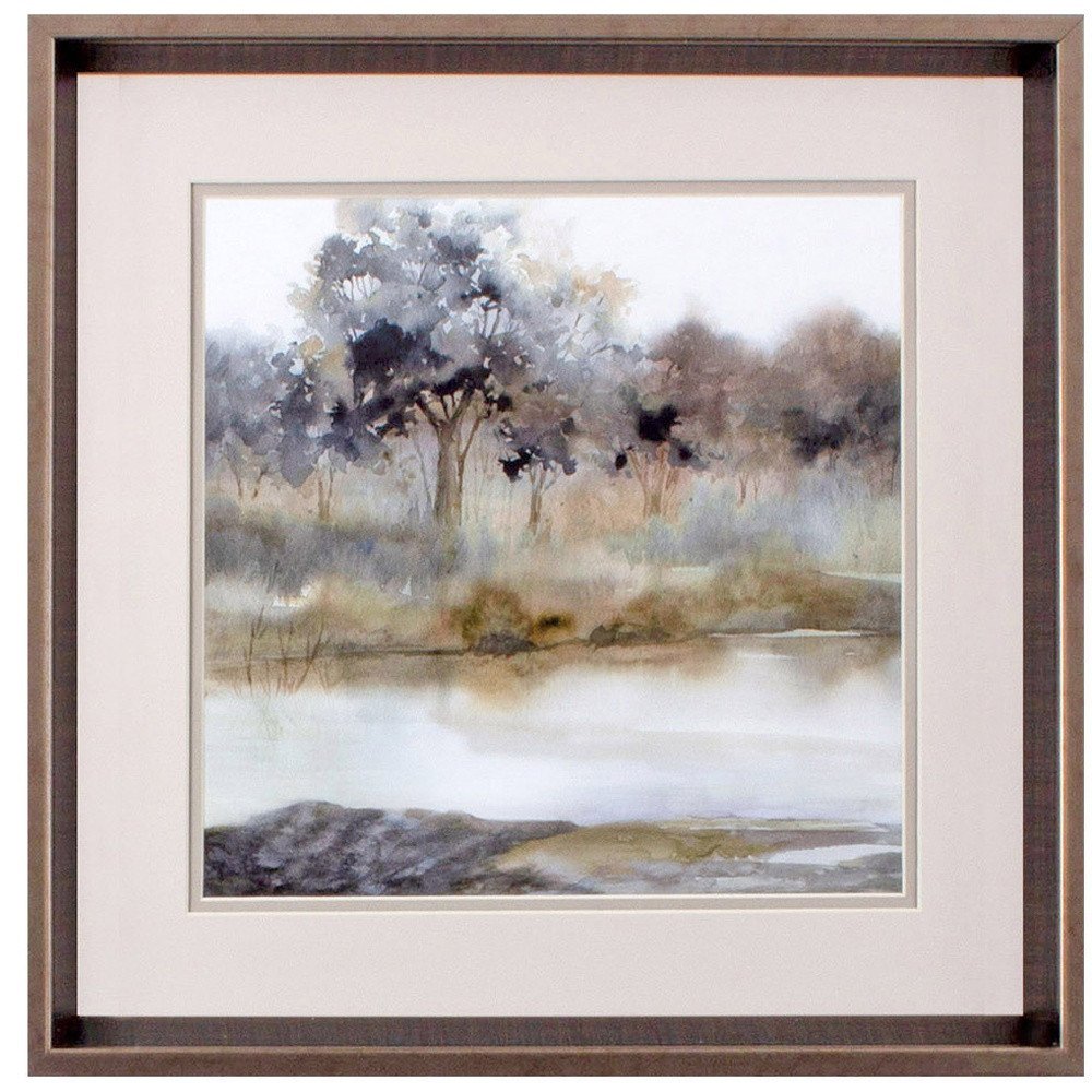Set Of Two Silent Waters Bronze Framed Print Wall Art HomeRoots