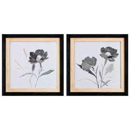 Set Of Two Dark Ophelia Black Framed Print Wall Art HomeRoots