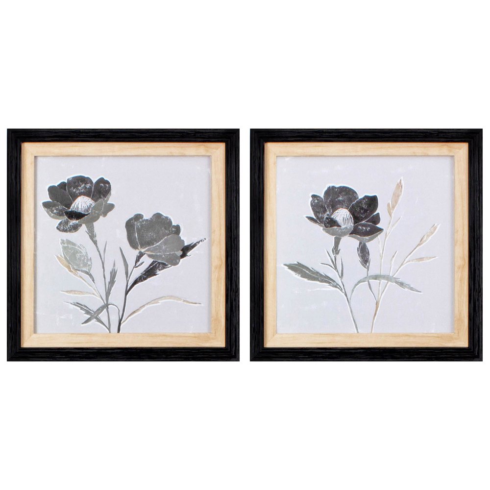 Set Of Two Dark Ophelia Black Framed Print Wall Art HomeRoots