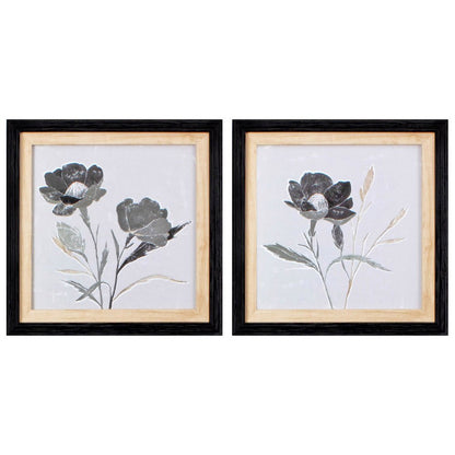 Set Of Two Dark Ophelia Black Framed Print Wall Art HomeRoots