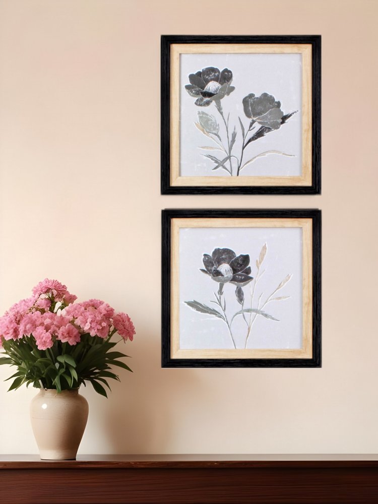 Set Of Two Dark Ophelia Black Framed Print Wall Art HomeRoots