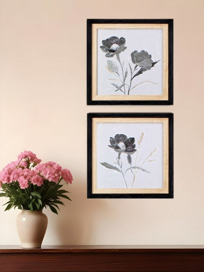 Set Of Two Dark Ophelia Black Framed Print Wall Art HomeRoots