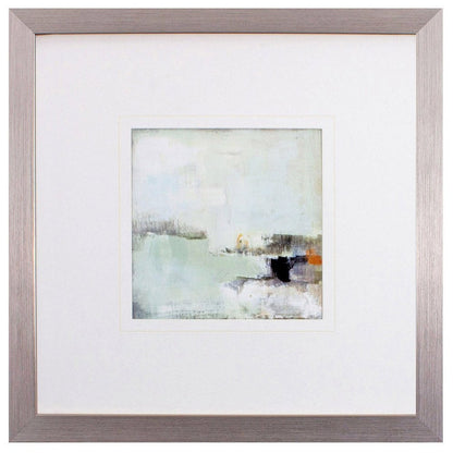 Set Of Two Bay View Mornin Silver Framed Print Wall Art HomeRoots