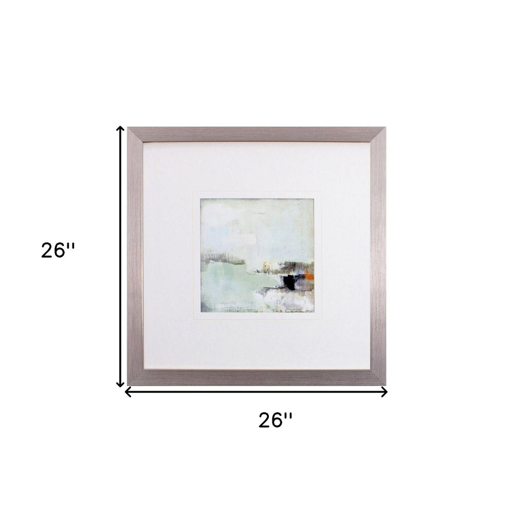 Set Of Two Bay View Mornin Silver Framed Print Wall Art HomeRoots
