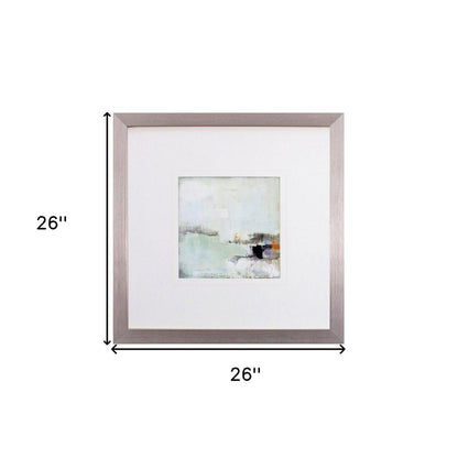 Set Of Two Bay View Mornin Silver Framed Print Wall Art HomeRoots