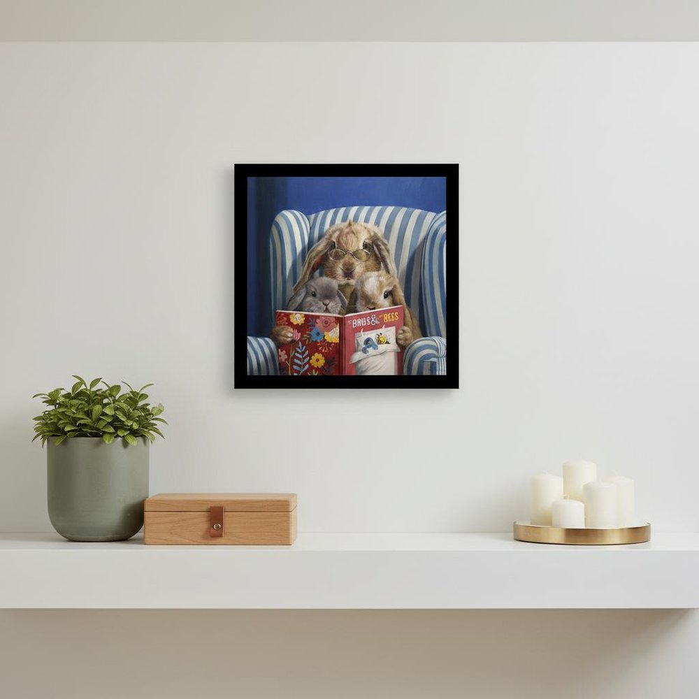 The Talk Black Framed Print Wall Art HomeRoots