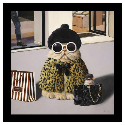 Retail Therapy Black Framed Print Wall Art HomeRoots