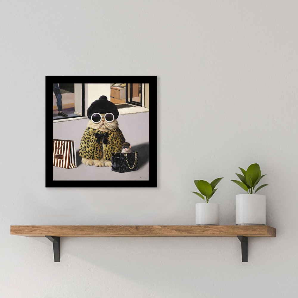 Retail Therapy Black Framed Print Wall Art HomeRoots