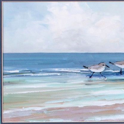 Set Of Two Shore Searching White Framed Print Wall Art HomeRoots