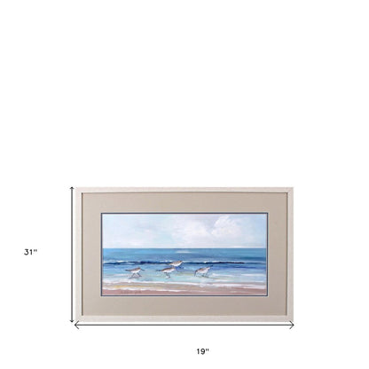 Set Of Two Shore Searching White Framed Print Wall Art HomeRoots